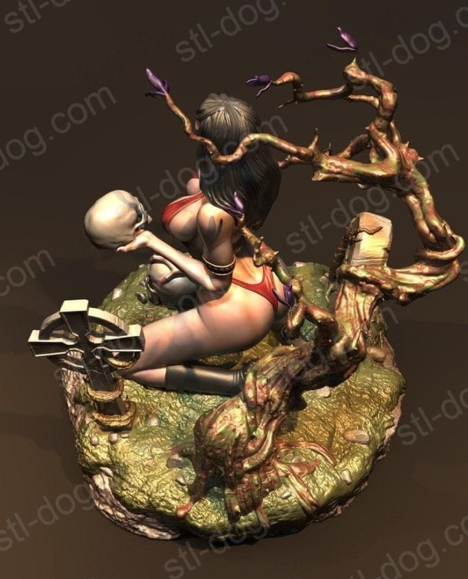 吸血鬼娜塔莉娅(Vampirella) 3D打印图纸